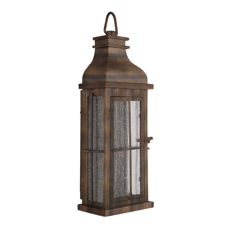 Rossville Wall Light, Weathered Copper