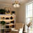 4 - Light Dome Chandelier Dimmable