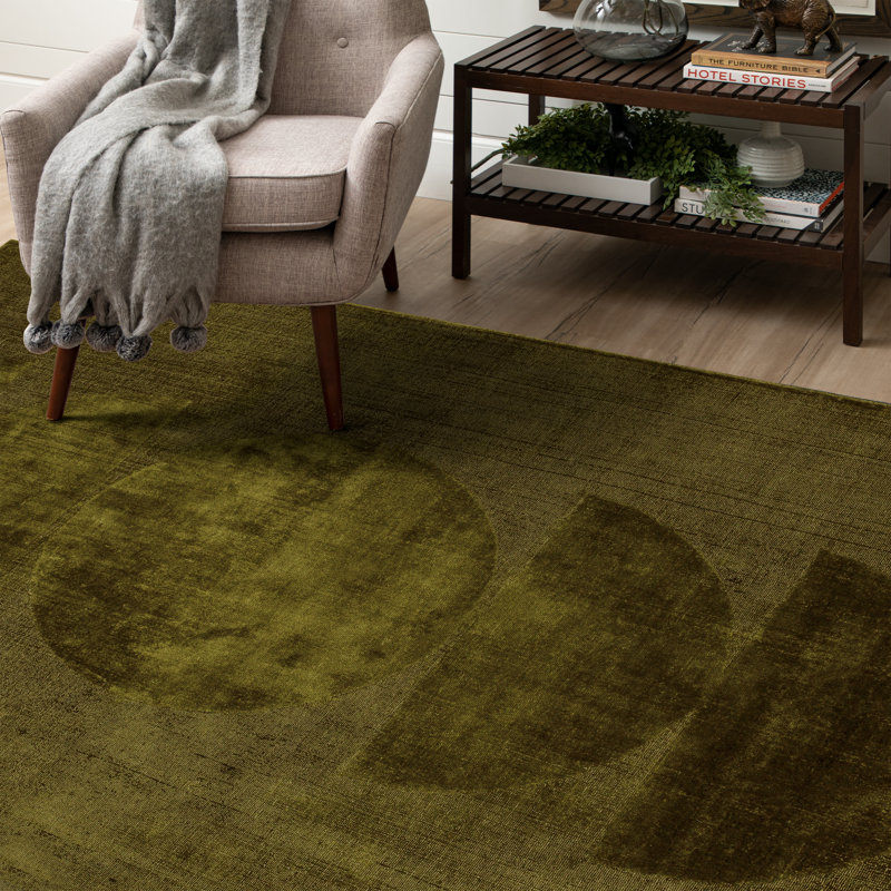 Luna Moss Area Rug, Rectangle 8' x 10'