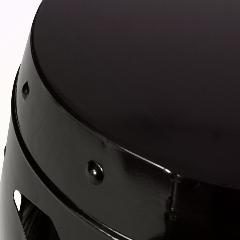 Table de bout en métal - Grand, Noir