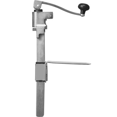 Ouvre-boîte manuel, convient aux boîtes jusqu'à 30 cm de hauteur, ouvre-boîte de table robuste pour grandes boîtes, durable avec support, ouvre-bocal professionnel à hauteur réglable, idéal pour les hôtels et les restaurants.