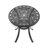 All-Weather Cast Aluminum Dining Furniture Set With Black Frame-1157211888
