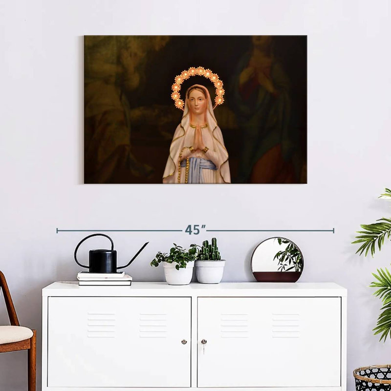 Adella Virgin Mary Praying, 24" H x 36" W