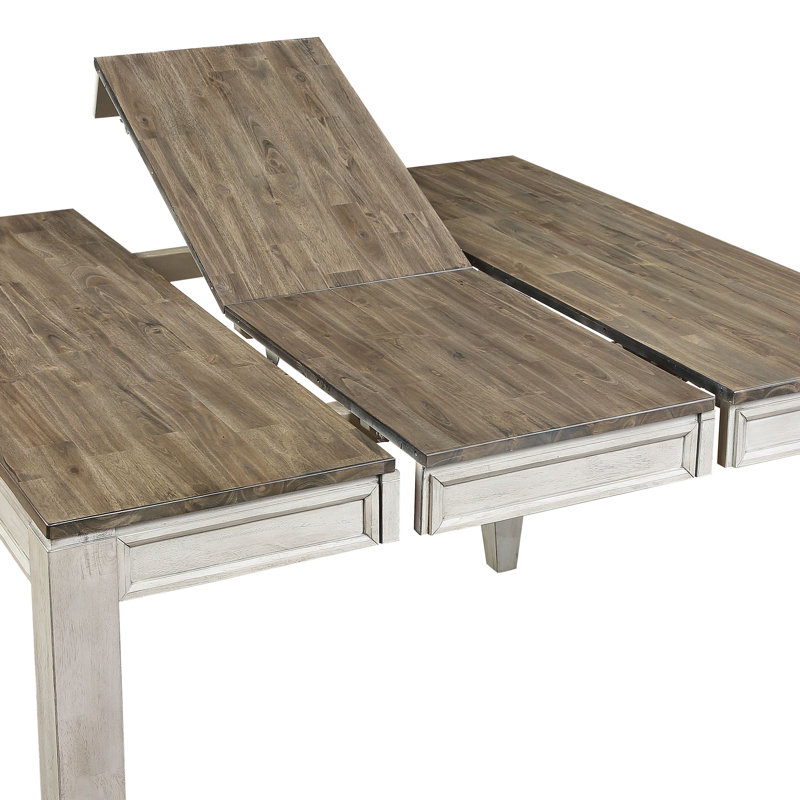Alohna Extendable Acacia Solid Wood Dining Table