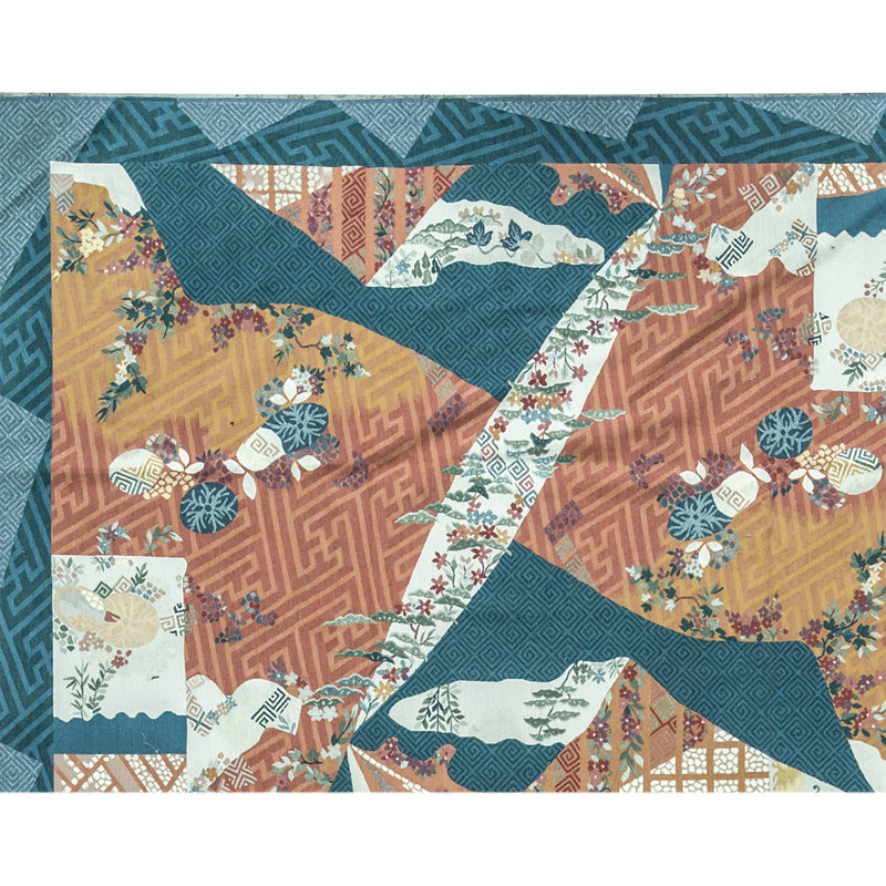 Aubusson Renaissance Wool Abstract Area Rug