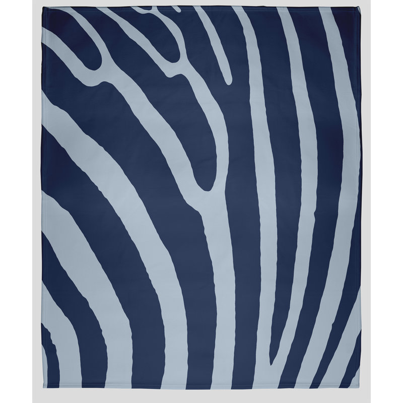 Jeté polaire Animal Magnetism, L 60 po x L 80 po, 1.95, Bleu