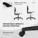 Desk And Chair Set: Writing Desk And Mesh Office Chair