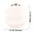 Franklin Restoration - Alphonsa - 1 Light 221-1S Stem Hung Pendant - LED Bulb-112802506-112802511-112802512