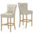 Beige Seat/Natural Frame