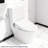 Smart Toilet Seat With Side Knob Advantage - Heated, Self-cleaning Nozzle, Adjustable Water Aspects, Silent Close, Auto Lid, Hygiene Prioritized Assurance Portable Bidet Control Water, Quiet Soft