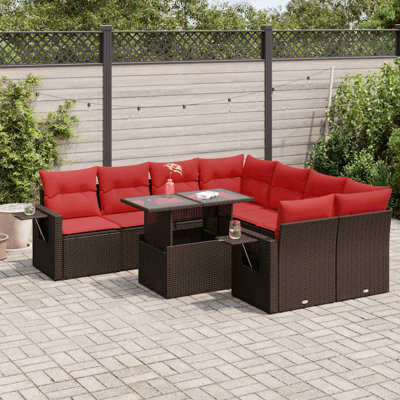62cm Wide Patio Sofa with Cushions