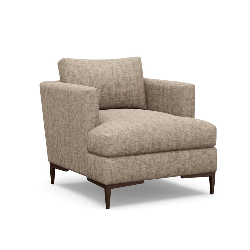 Aiden Accent Chair, Churchill Driftwood (Performance fabric) 6137-92, Antique Bronze