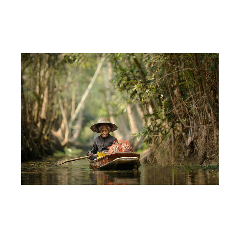 Vichaya Row Back In Time Canvas Art, 30" H x 47" W