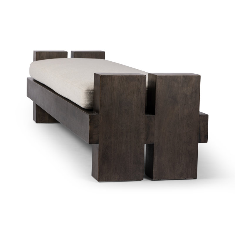 Florry Polyester Blend Upholstered Bench