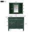 Single Bathroom Vanity with Ceramic,Solid Wood+MDF Top