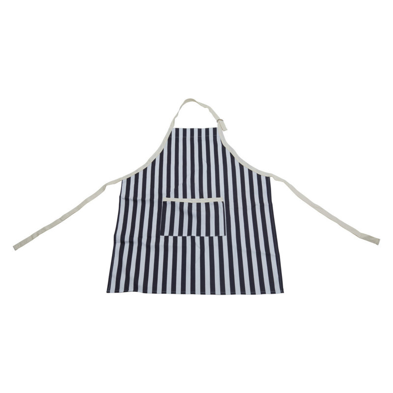 Striped Cotton Bib Apron