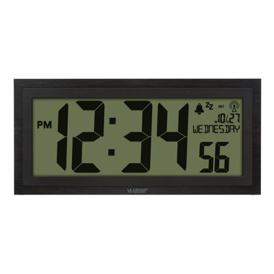 Modern & Contemporary Digital Atomic Tabletop Clock with Alarm in