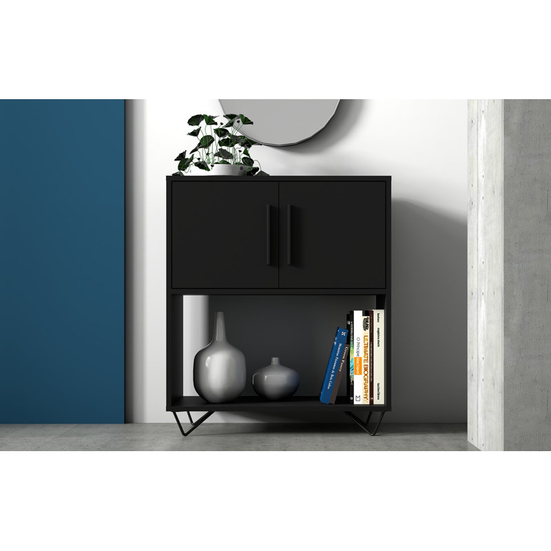 Phantom Black Sideboard - 68Cm