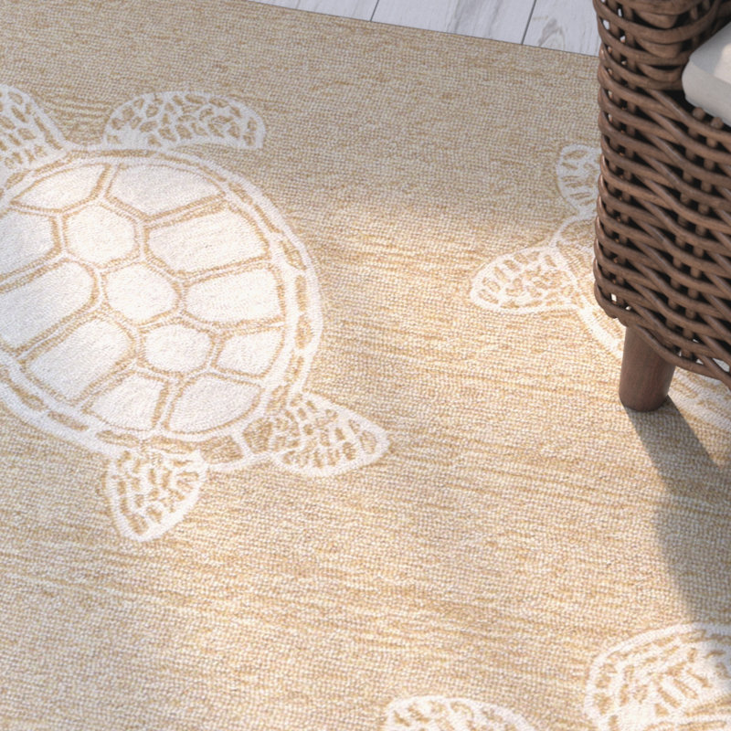 Walczak Performance Hand Tufted Indoor / Outdoor Rug, Rectangle 3'6" x 5'6"