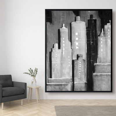 " Abstract Black And White Buildings "