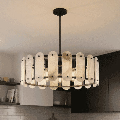 Antolini 5-Light Pendant Cashmere in Black