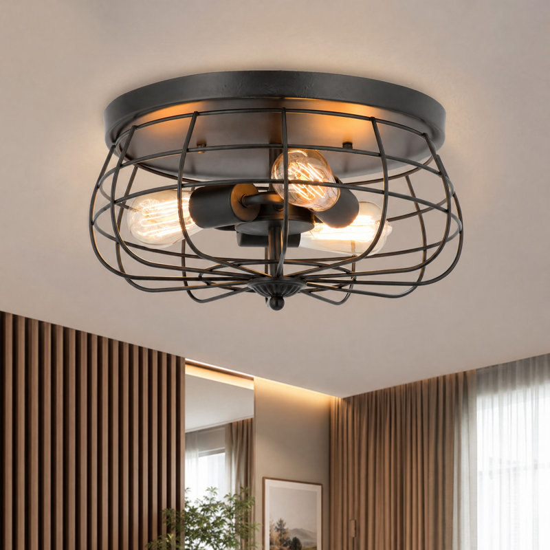 Keaisa Flush Mount, Bronze