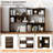 Wooden Extendable Shelf Bookcase-107186067