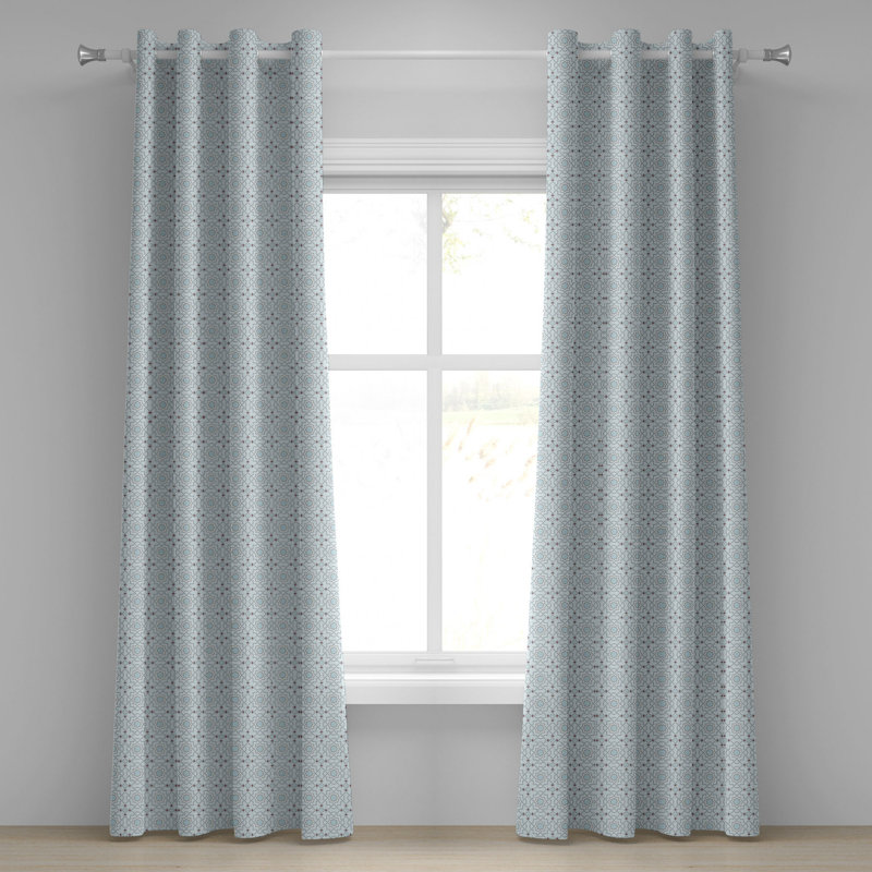Sateen Blackout Curtains / Drapes Pair, 50" W x 120" L