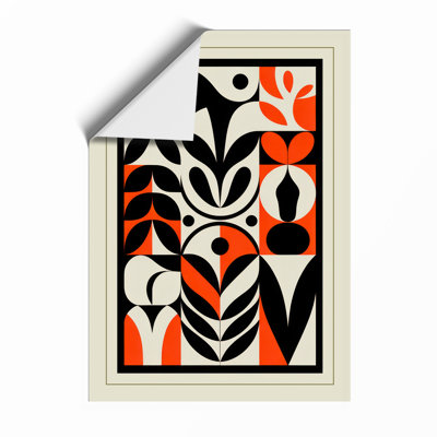 Botanical Deco Art Deco - Framed Print