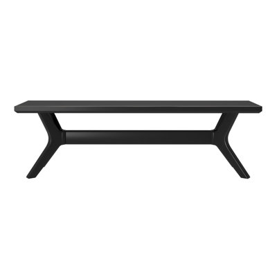 Muhsina Cross Leg Dining Room Bench (60in / 1520mm)