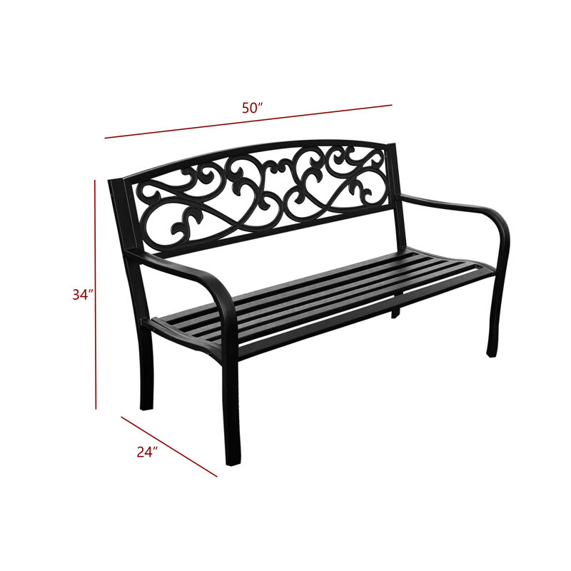 Metal Outdoor Bench