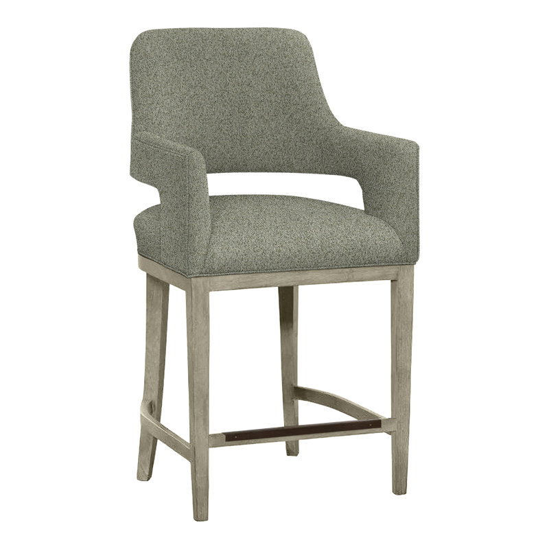 Tabouret de bar et de comptoir Josie, Amande chamois, Noisette 8794, Tabouret de comptoir (siège d'une hauteur de 26,5
