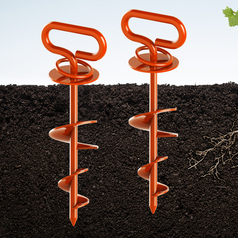 Dyaire métal, Orange, 2 Pack