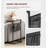 C Shaped End Table, Side Table For Couch And Recliner, Sofa Tray Desk With Storage Bag