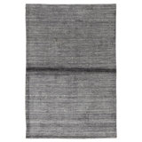 Hand Knotted Area Rug in Charcoal