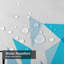 Rideau de douche bleu clair avec 12 crochets-1797030390
