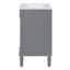 24'' Bathroom Vanity with Sink and 2-Tier Modern Storage Cabinet-890833440-890833469