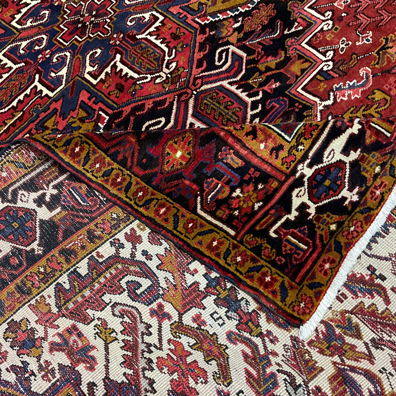 HERAT ORIENTAL Handmade Heriz Wool Rug