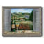 Blanc toscan et coquelicots - Reproduction de photo sur toile-96272652-96272654