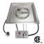 Ensemble de brûleur de foyer carré certifié CSA, acier inoxydable, propane-75929017