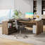 Biondi 62.2" Executive Desk with Mobile File Cabinet