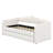 Contemporary Upholstered Daybed & Trundle with LED Lights-2069258125