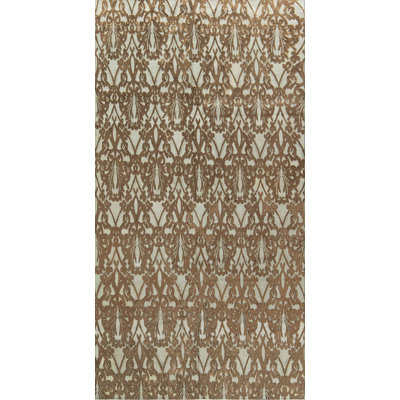 Modern One-of-a-Kind Runner 5'5" X 12' Hand Knotted Area Rug