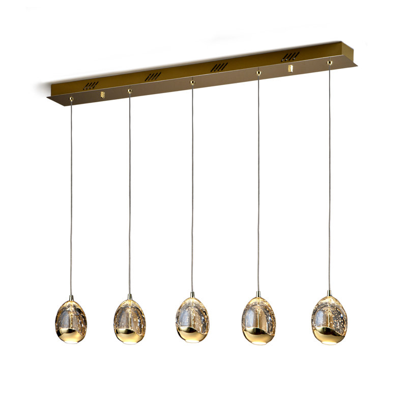 Neher 5 - Light Golden LED Kitchen Island Pendant