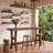 63'' Solid Wood Bar Table with Footrest