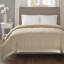 Très grande couverture en duvet synthétique taupe Cambria-331746977-331746986