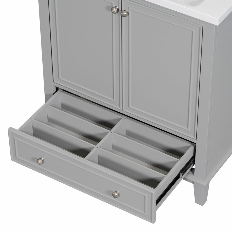 Meuble-lavabo 30 po sans lavabo, Gris