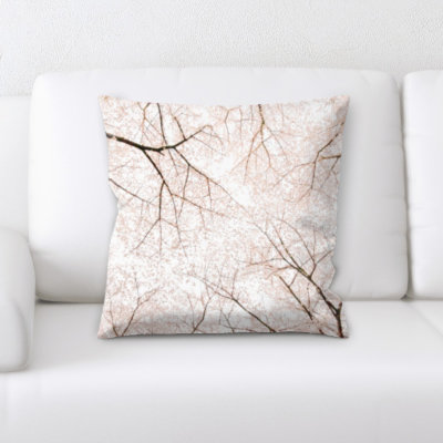 Spring Season Tones Microsuede Throw Pillow
