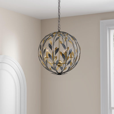 Adria 6-Light Dimmable Globe Chandelier
