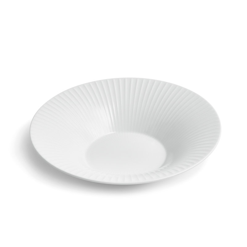 Hammershøi Soup Plate, White, Dia: 10.2"